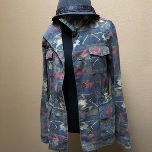 Urban Outfitters Ecote tribal utility jacket Small